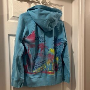 Roxy Light Blue Sherpa Lined Hoodie